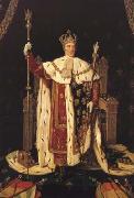 Jean Auguste Dominique Ingres Charles X in his Coronation Robes (mk04) France oil painting artist